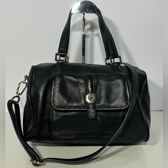 Tory Burch Pebbled Leather Boston Bag